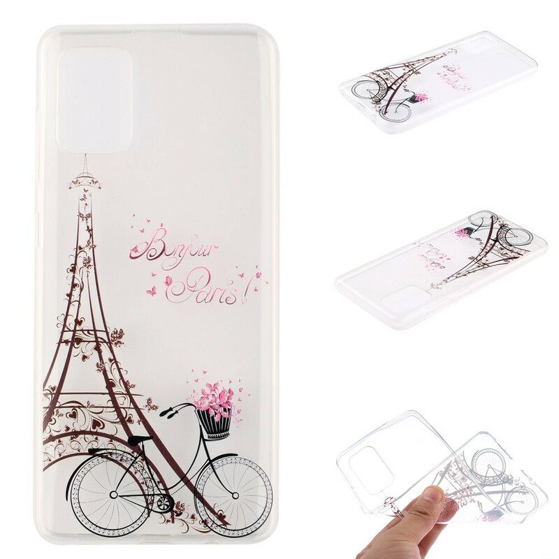 Kuori Samsung Galaxy A51 Transparent Hei Paris