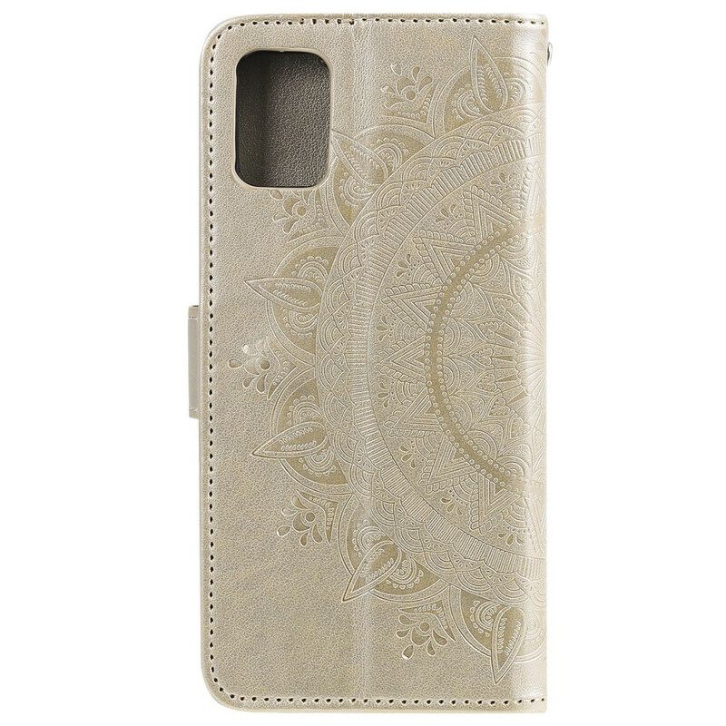 Nahkakotelo Samsung Galaxy A51 Mandala Sun