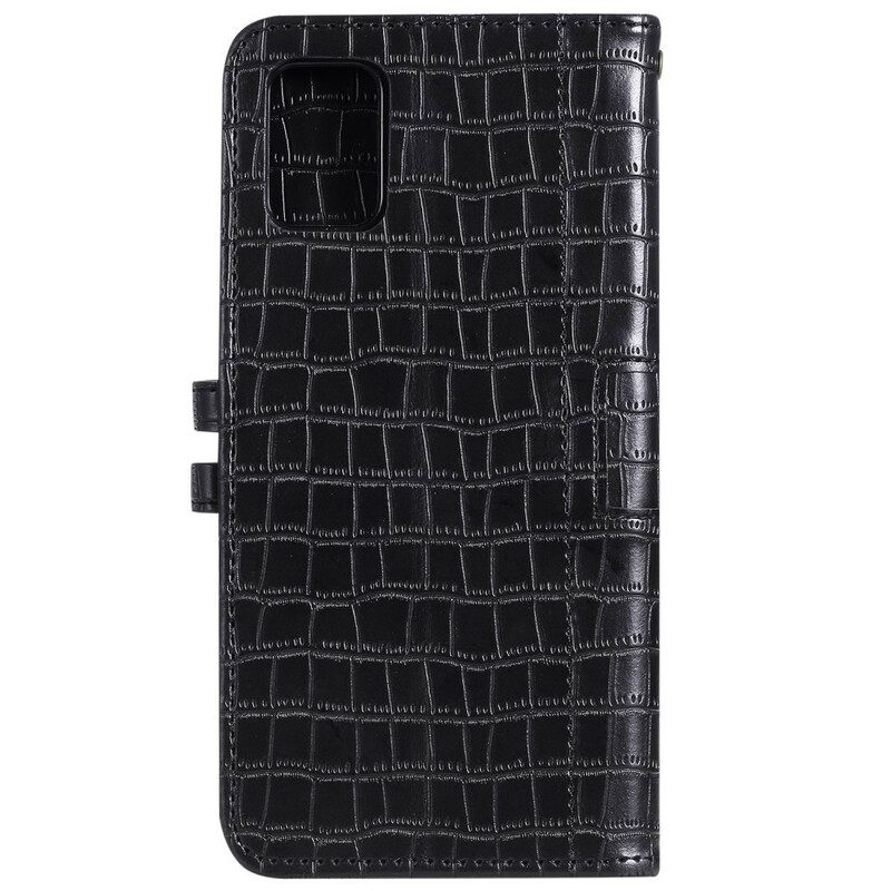 Nahkakotelo Samsung Galaxy A51 Täysin Croc