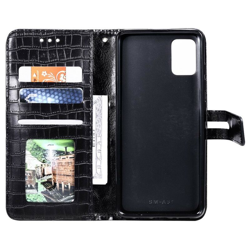 Nahkakotelo Samsung Galaxy A51 Täysin Croc