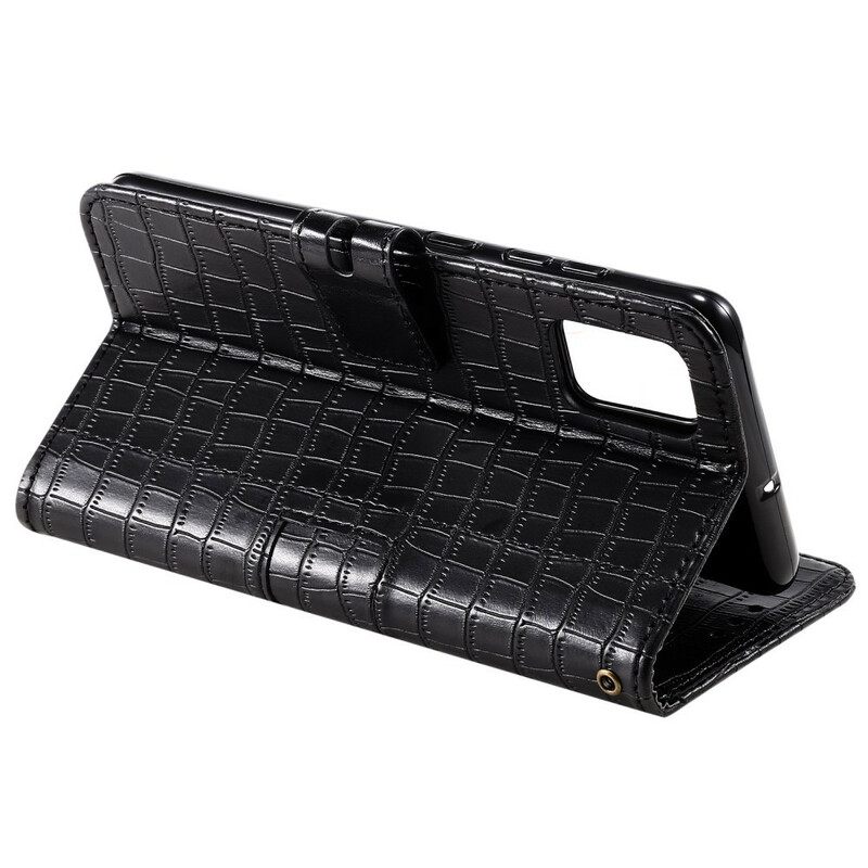 Nahkakotelo Samsung Galaxy A51 Täysin Croc