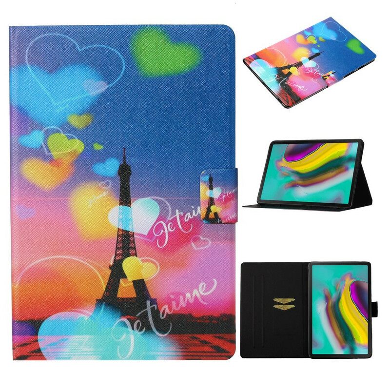 Kotelot Samsung Galaxy Tab S6 Paris Rakastan Sinua