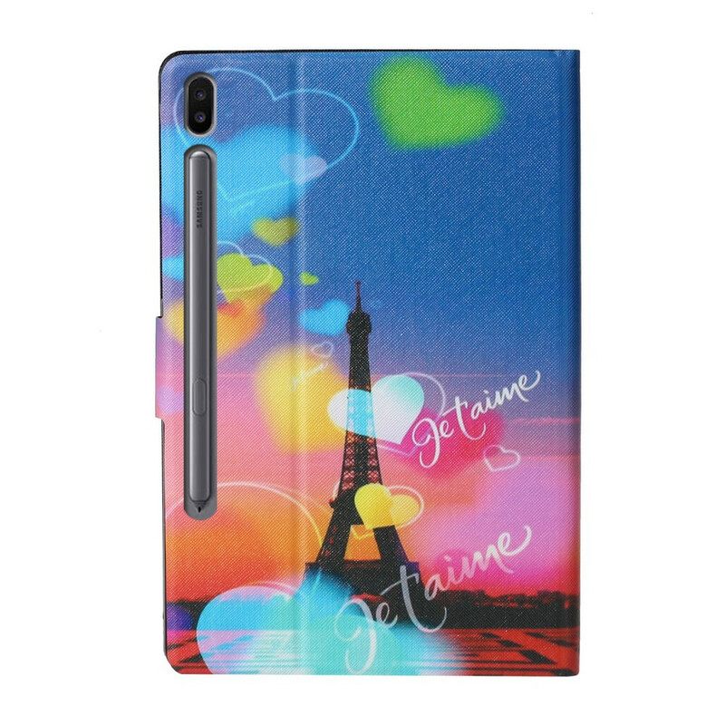 Kotelot Samsung Galaxy Tab S6 Paris Rakastan Sinua
