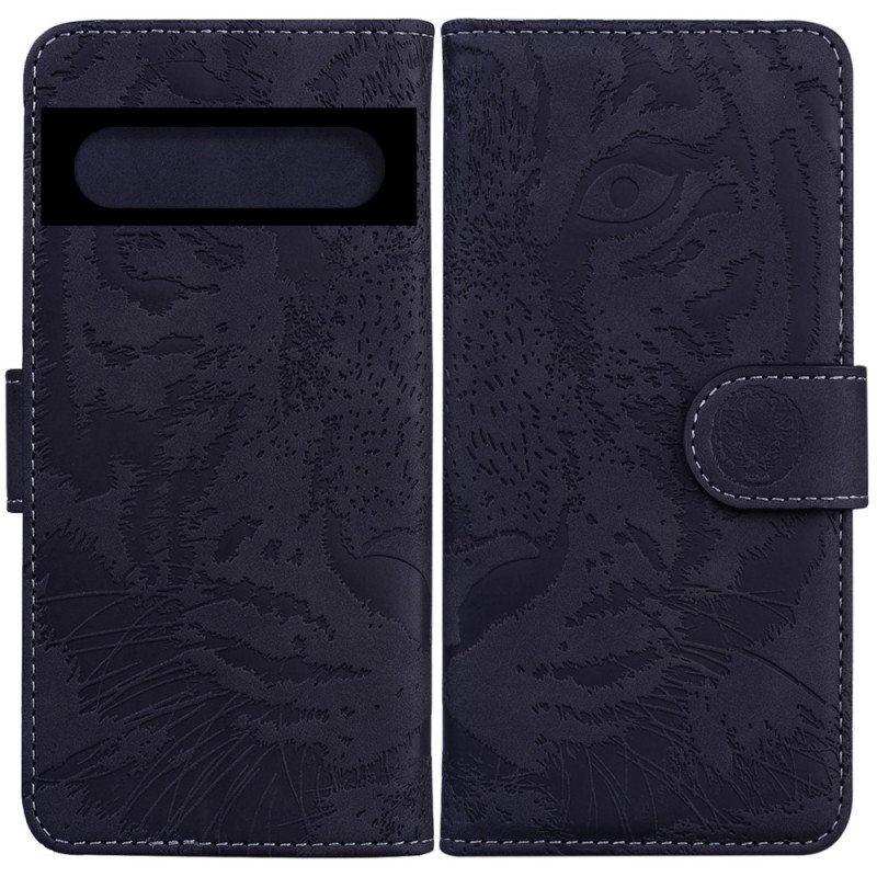 Flip Case Google Pixel 7 Pro Tiikerin Jalanjälki