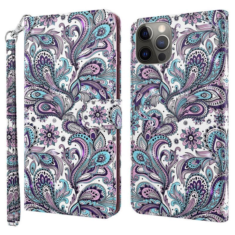 Kotelot iPhone 15 Plus Suojaketju Kuori 3d-kuvio Hihnalla