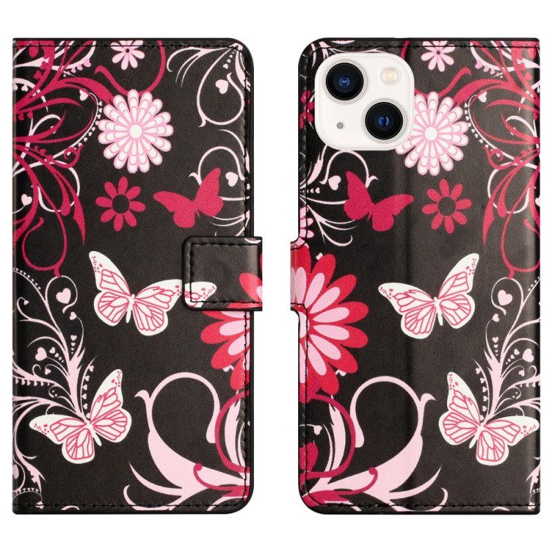 Kotelot iPhone 15 Vain Perhosia