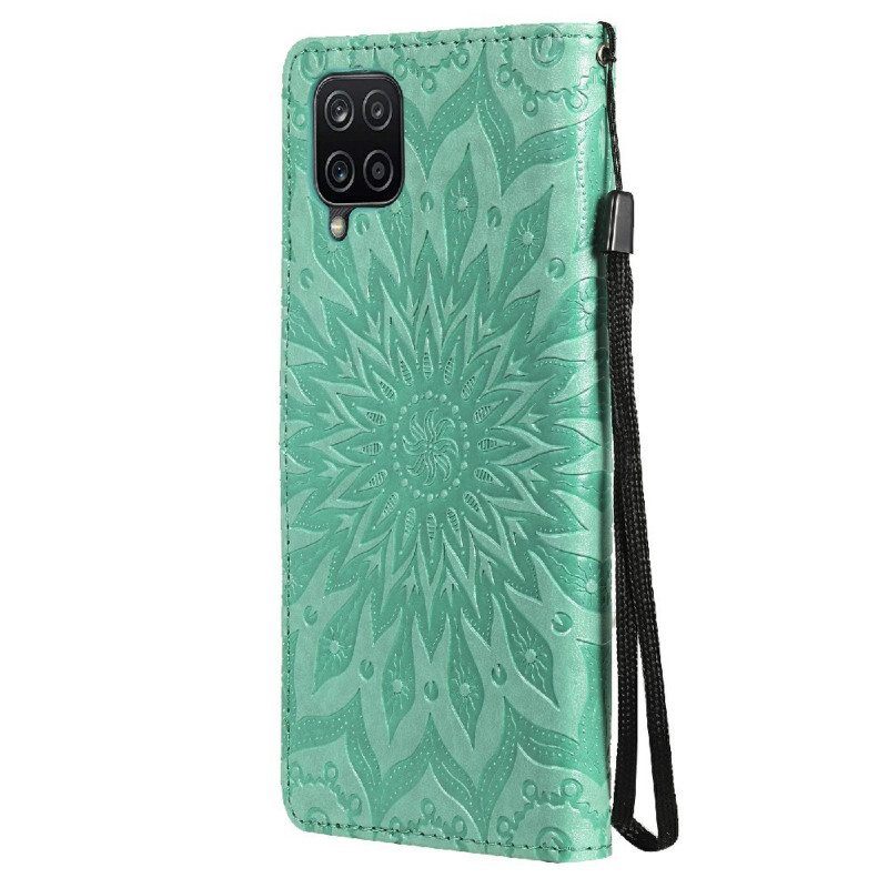 Kotelot Samsung Galaxy M12 / A12 Auringon Kukka