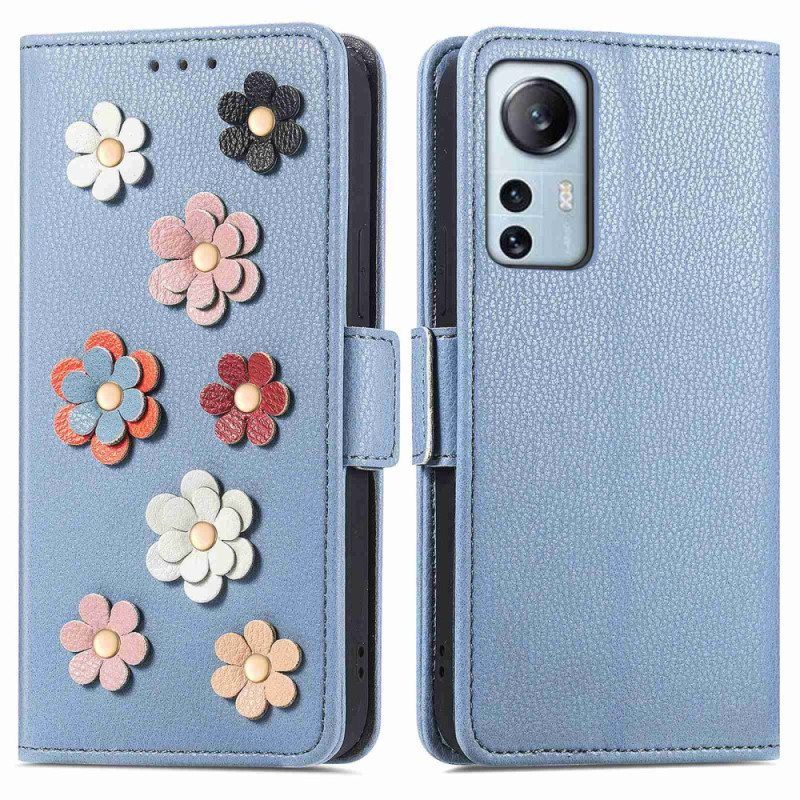 Kotelot Xiaomi 12 Lite 3d Kukkia
