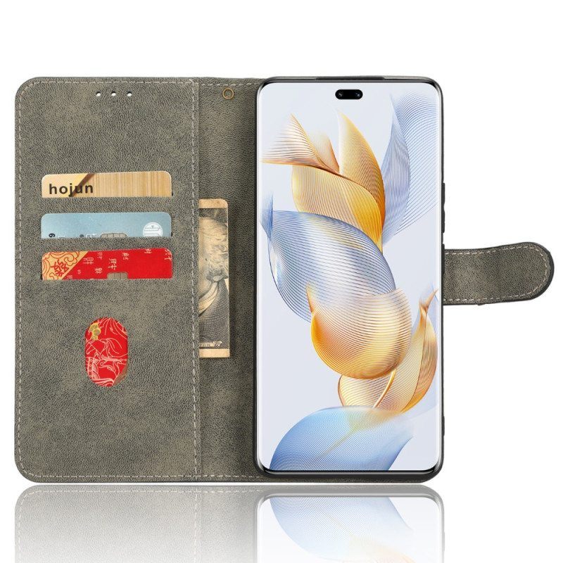 Nahkakotelo Honor 90 Pro Klassinen Rfid