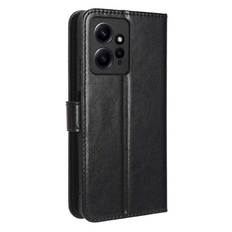 Nahkakotelo Xiaomi Redmi Note 12 4G Näyttävä Keinonahka